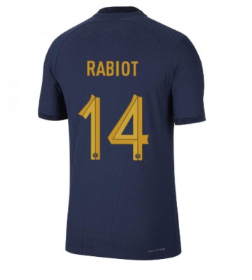 Lacne Muži Futbalové dres Francúzsko Adrien Rabiot #14 MS 2022 Krátky Rukáv - Domáci